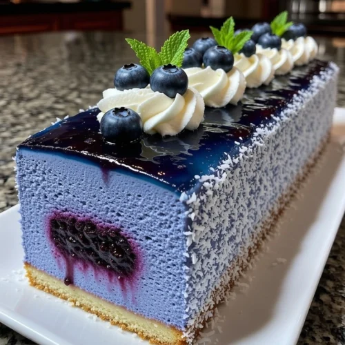 Blueberry Mousse Cake