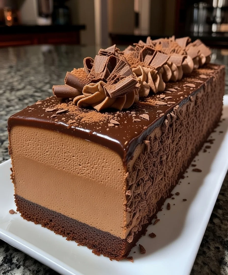 Classic Chocolate Mousse Cake