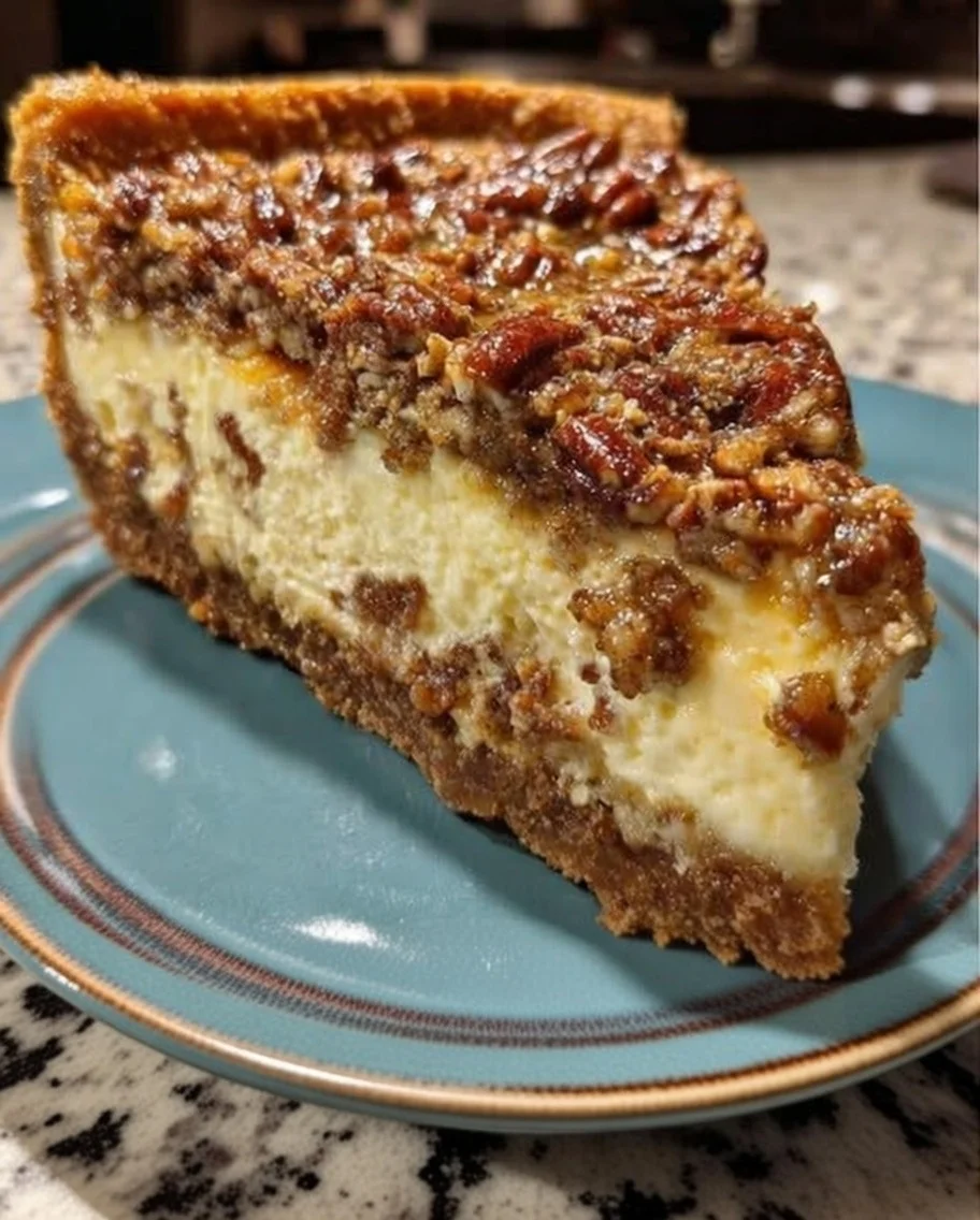 Perfect Creamy Pecan Cheesecake Pie