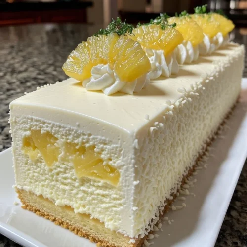 Pineapple Mousse Cake