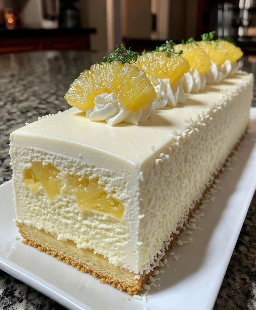 Pineapple Mousse Cake