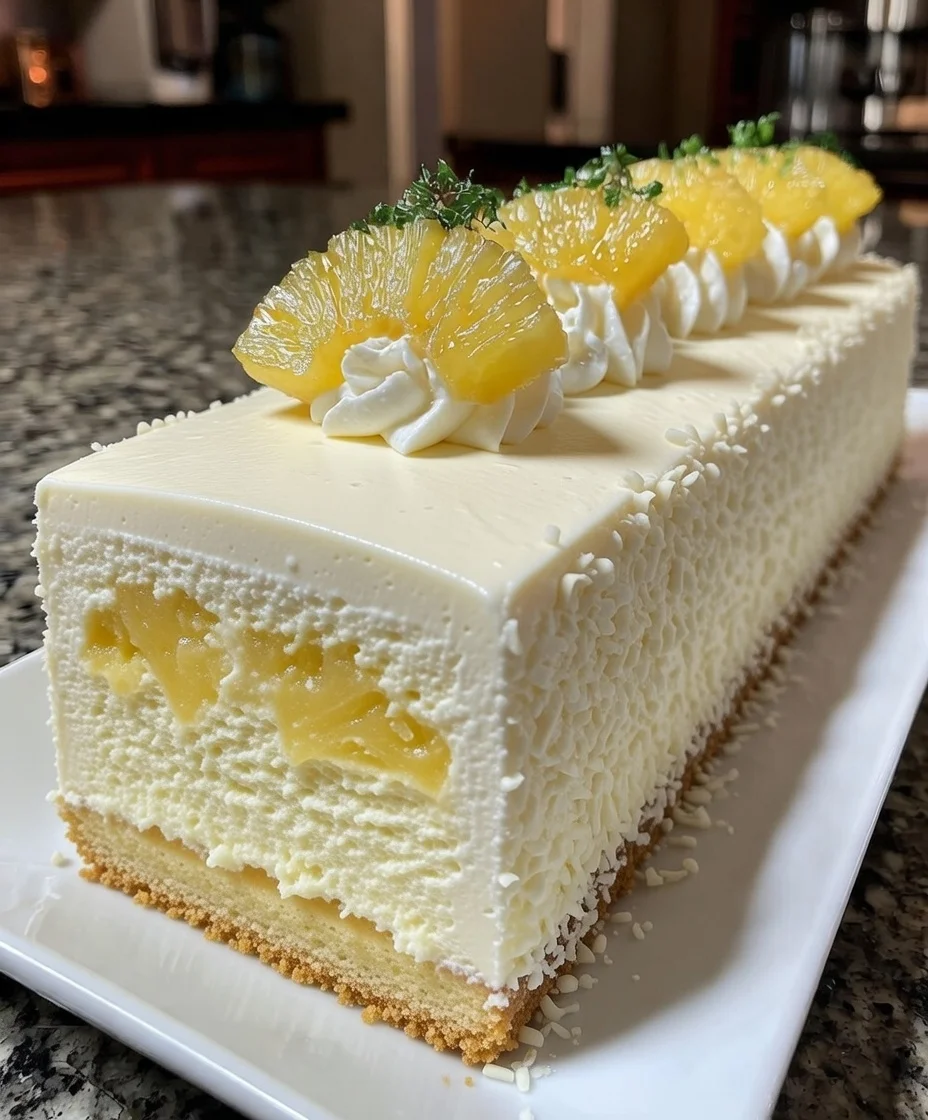 Pineapple Mousse Cake