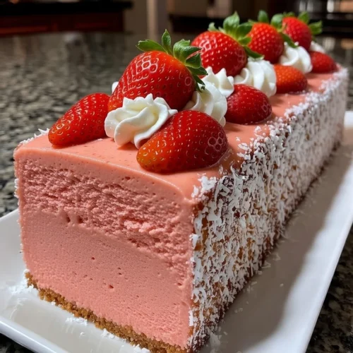 Strawberry Mousse Cake