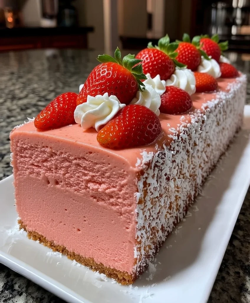 Strawberry Mousse Cake