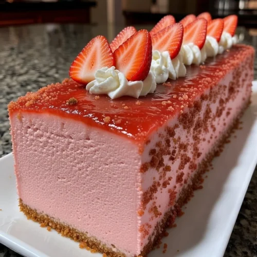 Strawberry Mousse Cake
