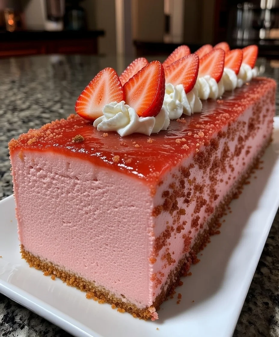 Strawberry Mousse Cake