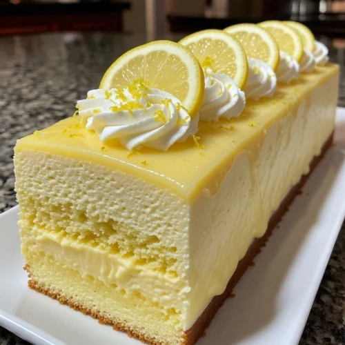 Lemon Mousse Cake