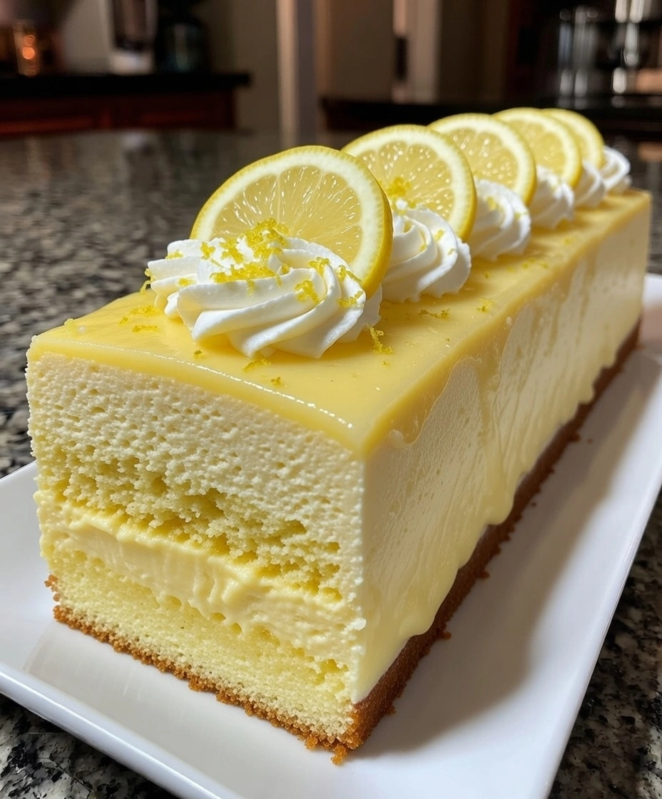 Lemon Mousse Cake