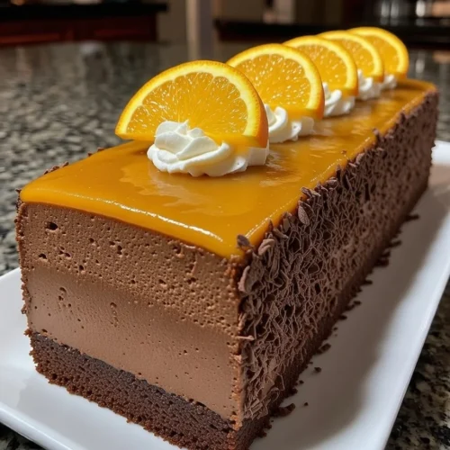 Chocolate Orange Mousse Cake