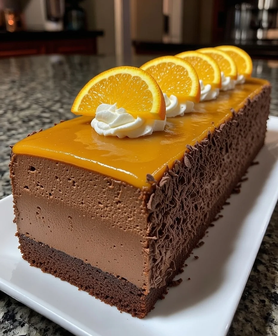 Chocolate Orange Mousse Cake