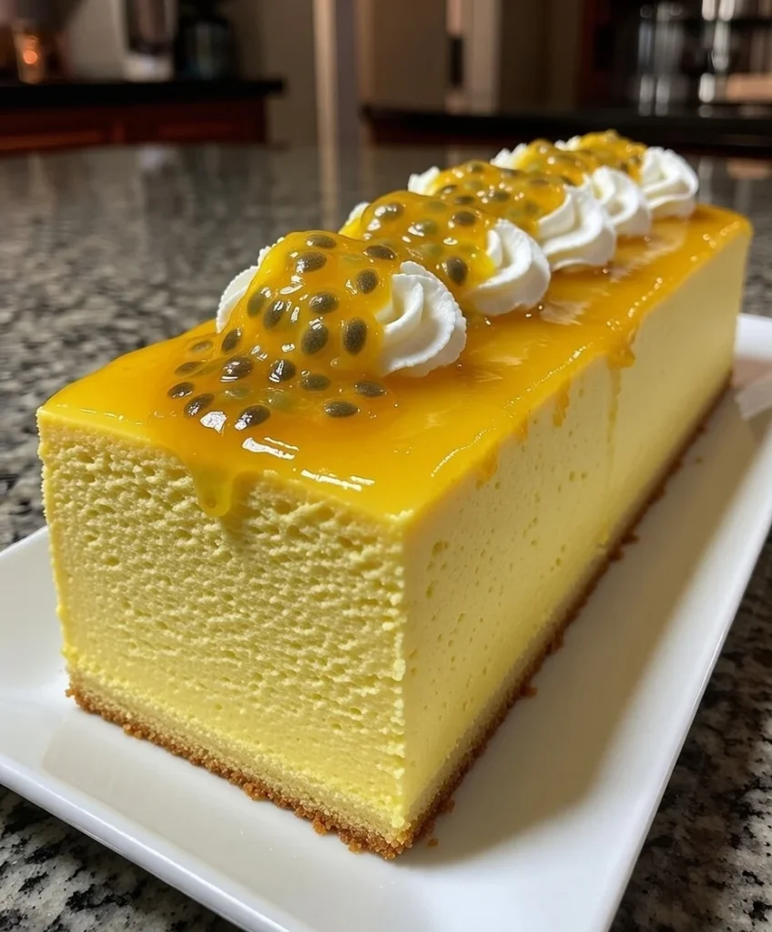 Passion Fruit Mousse Cake