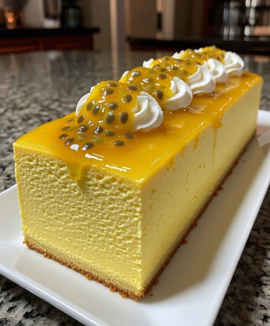Passion Fruit Mousse Cake