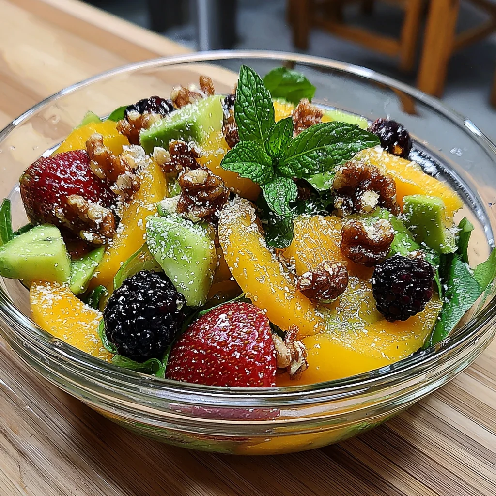 Blueberry Walnut Summer Salad Recipe (Quick & Easy!)