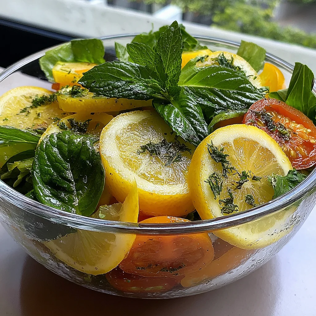 Lemon Herb Summer Salad Recipe (Quick & Easy!)