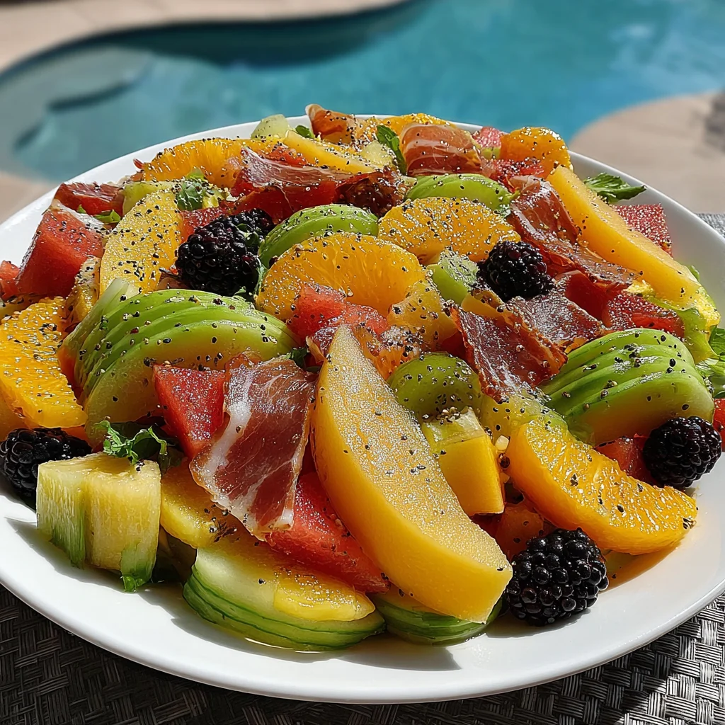 Melon Prosciutto Summer Salad Recipe (Quick & Easy!)