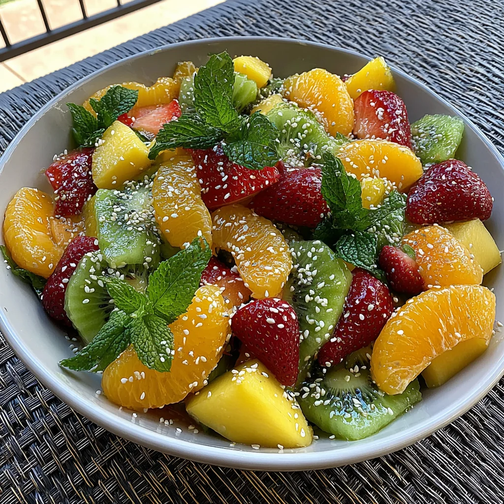 Refreshing Summer Salad with Fresh Fruits Recipe