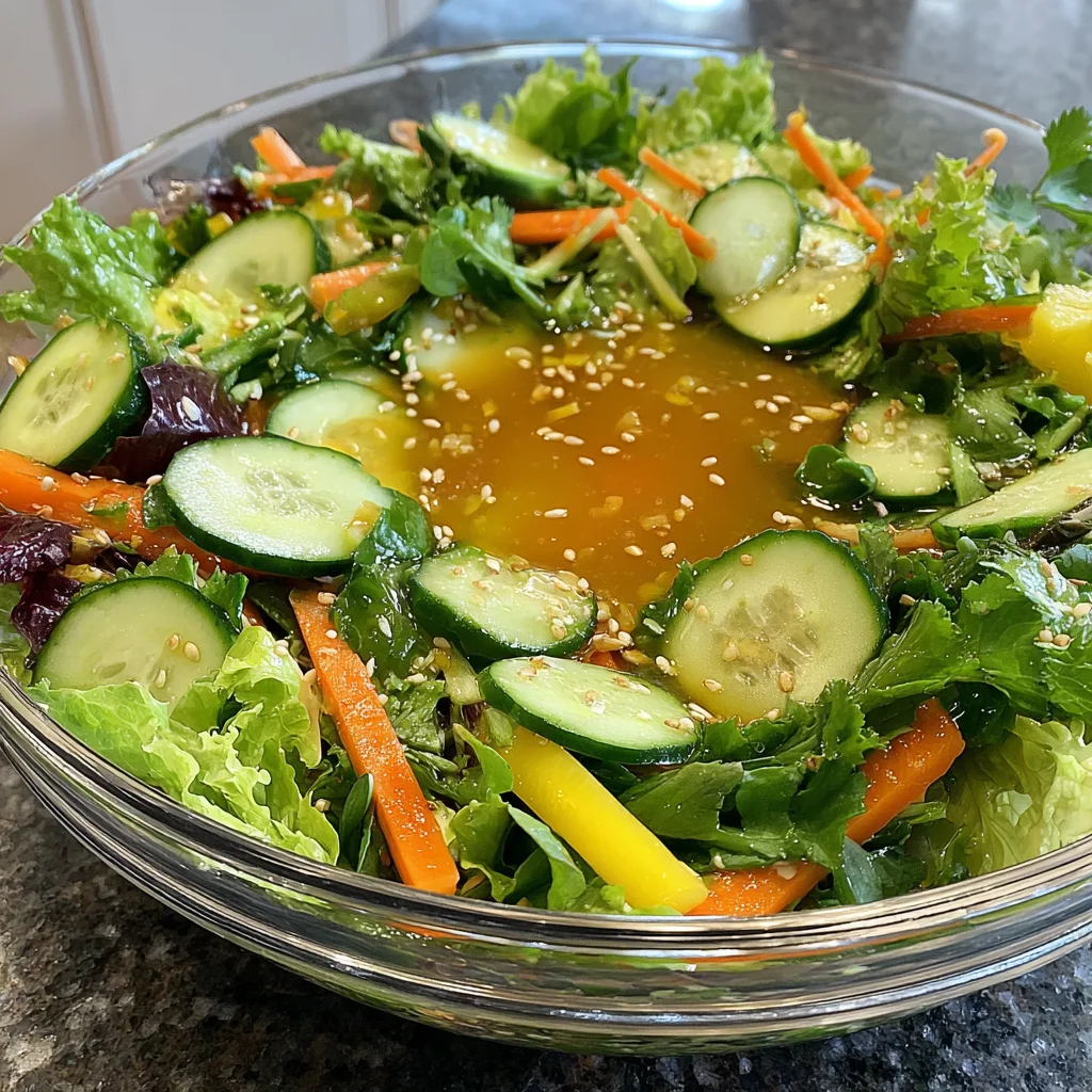 Refreshing Summer Salad with Light Dressing Recipe