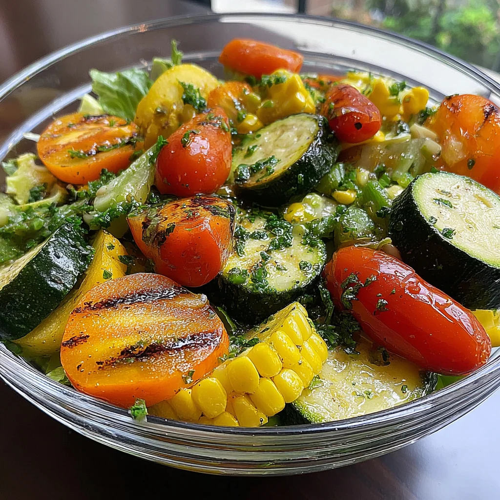 Refreshing Summer Salad with Ranch Dressing Recipe