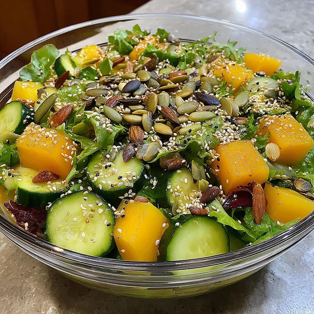 Refreshing Summer Salad with Seeds Recipe