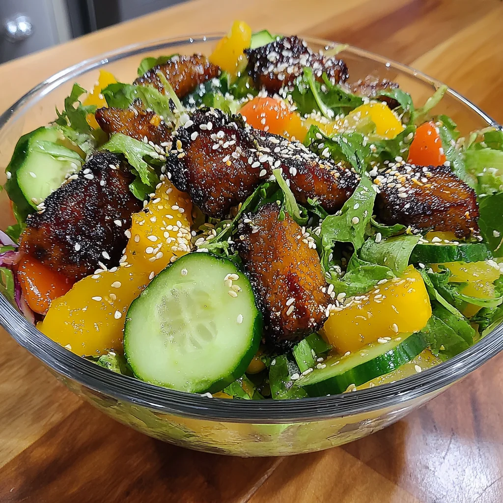 Refreshing Summer Salad with Tempeh Recipe (Ready in 30 Minutes!)