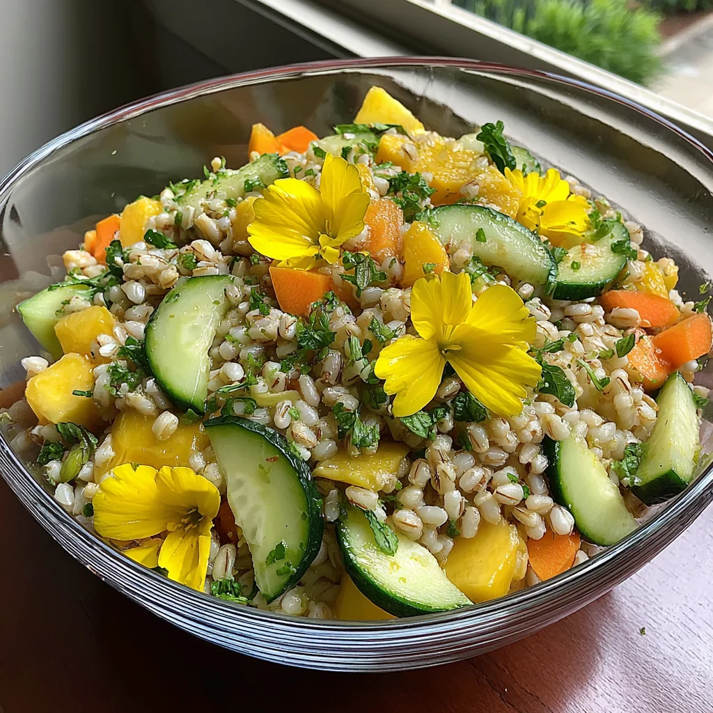 Summer Salad with Barley Recipe (Fresh and Flavorful!)