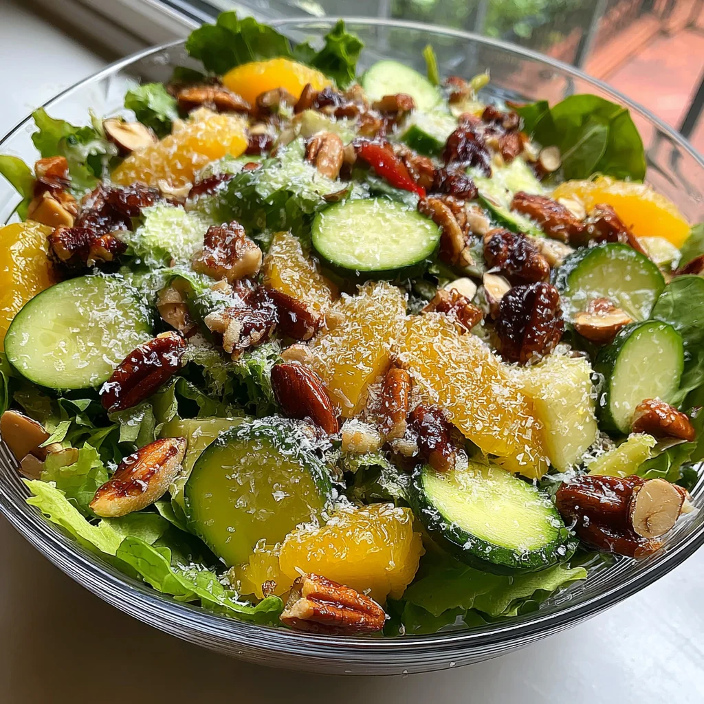 Summer Salad with Roasted Nuts Recipe (Quick & Easy!)