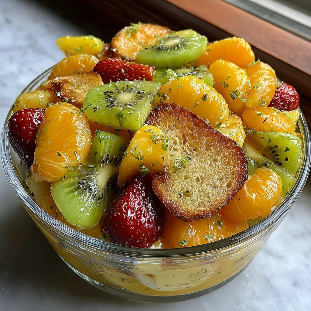 Summer Salad with Tropical Fruits Recipe (Quick & Easy!)