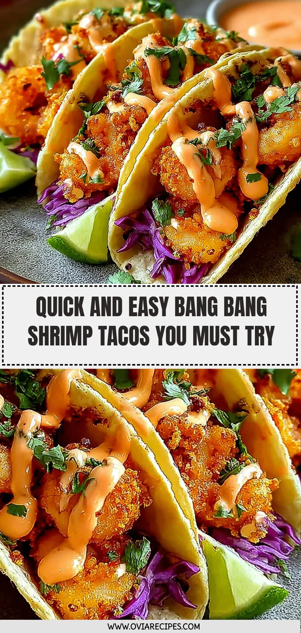 Bang Bang Shrimp Tacos Recipe (Quick & Easy!)