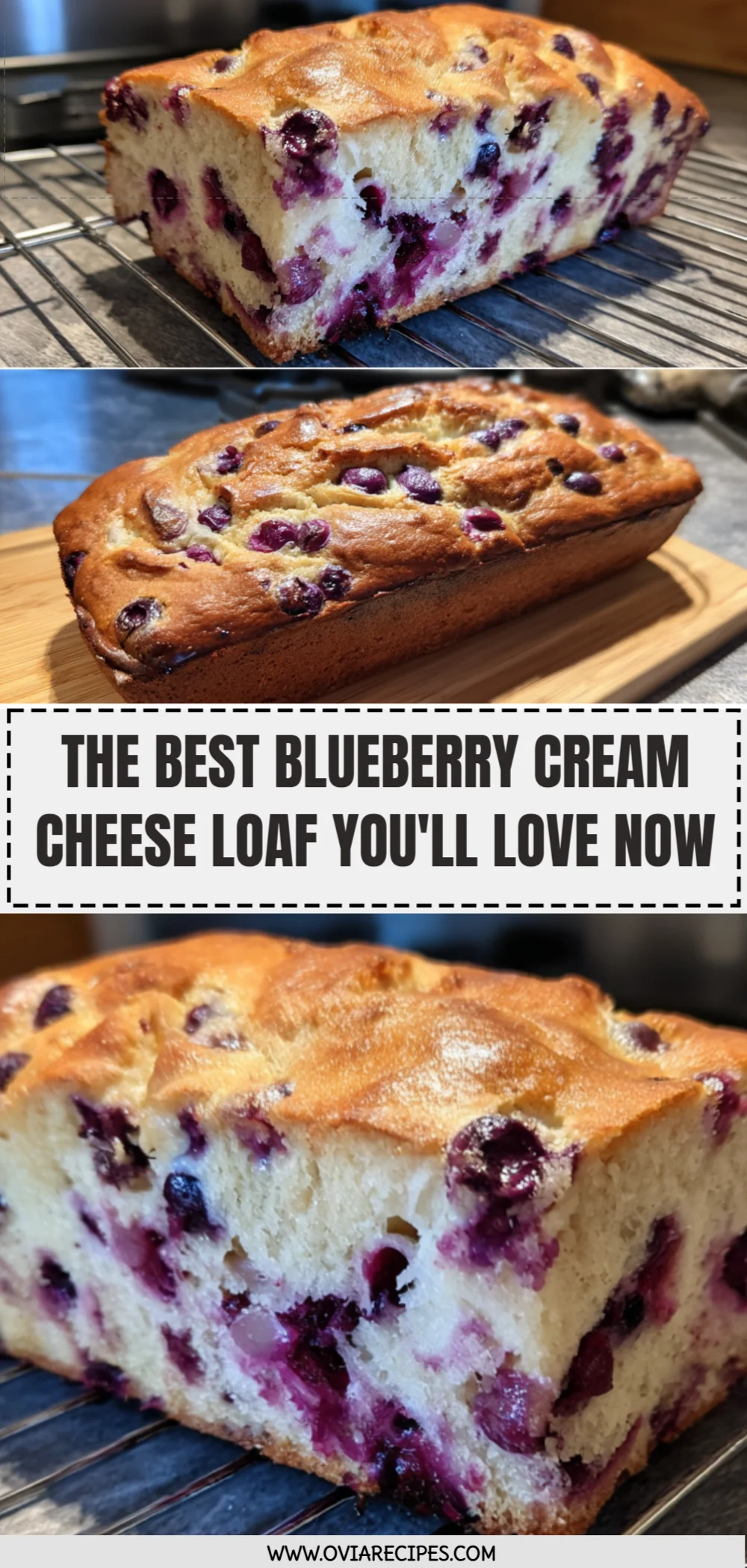 Blueberry Cream Cheese Loaf Recipe (Quick & Easy!)