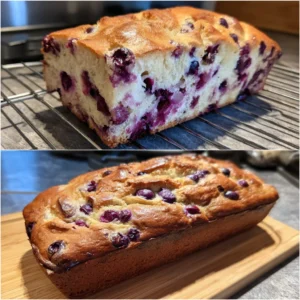 Blueberry Cream Cheese Loaf Recipe (Quick & Easy!)
