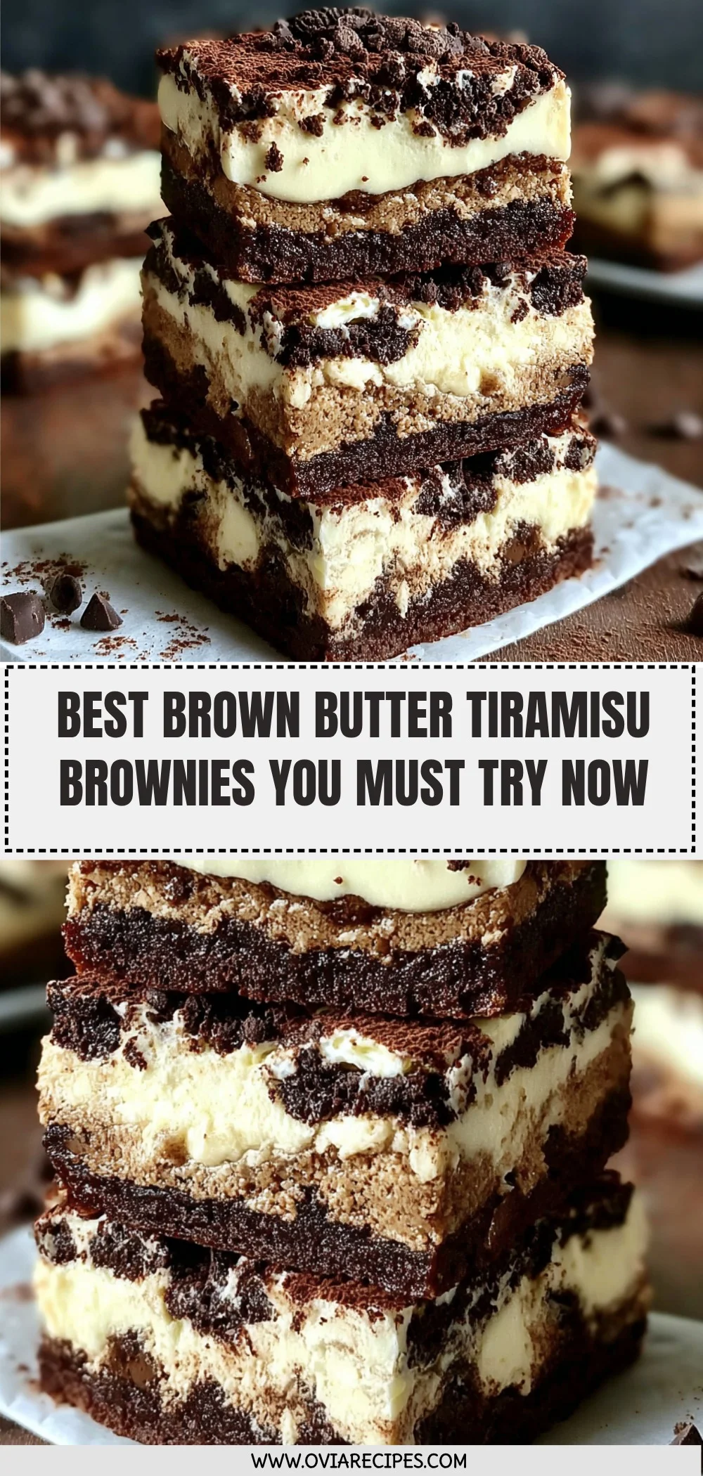Brown Butter Tiramisu Brownies Recipe (Deliciously Easy!)