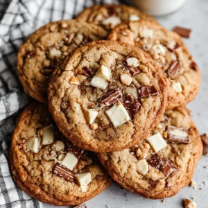 Chai White Chocolate Toffee Cookies Recipe (Quick & Easy!)