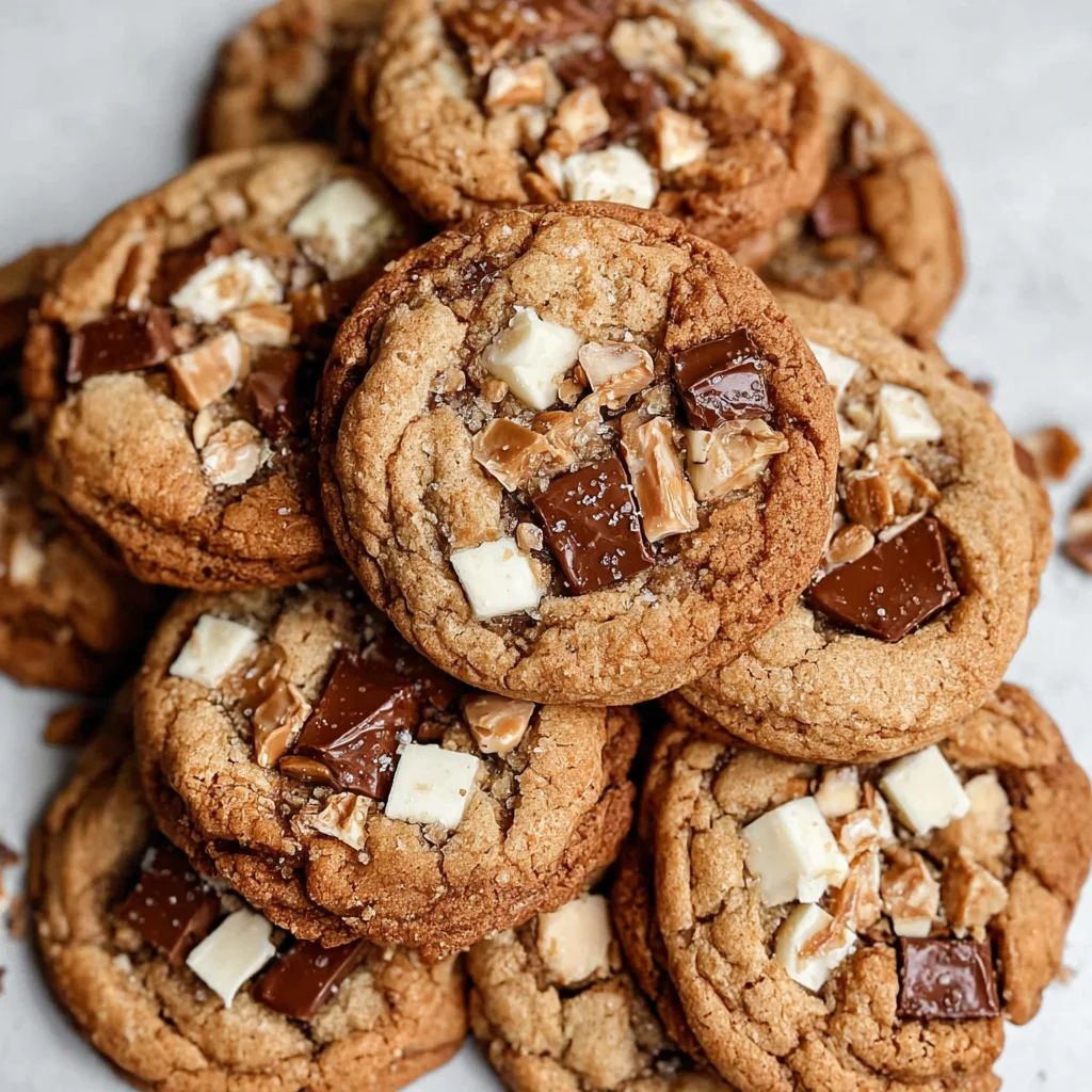 Chai White Chocolate Toffee Cookies Recipe (Quick & Easy!)