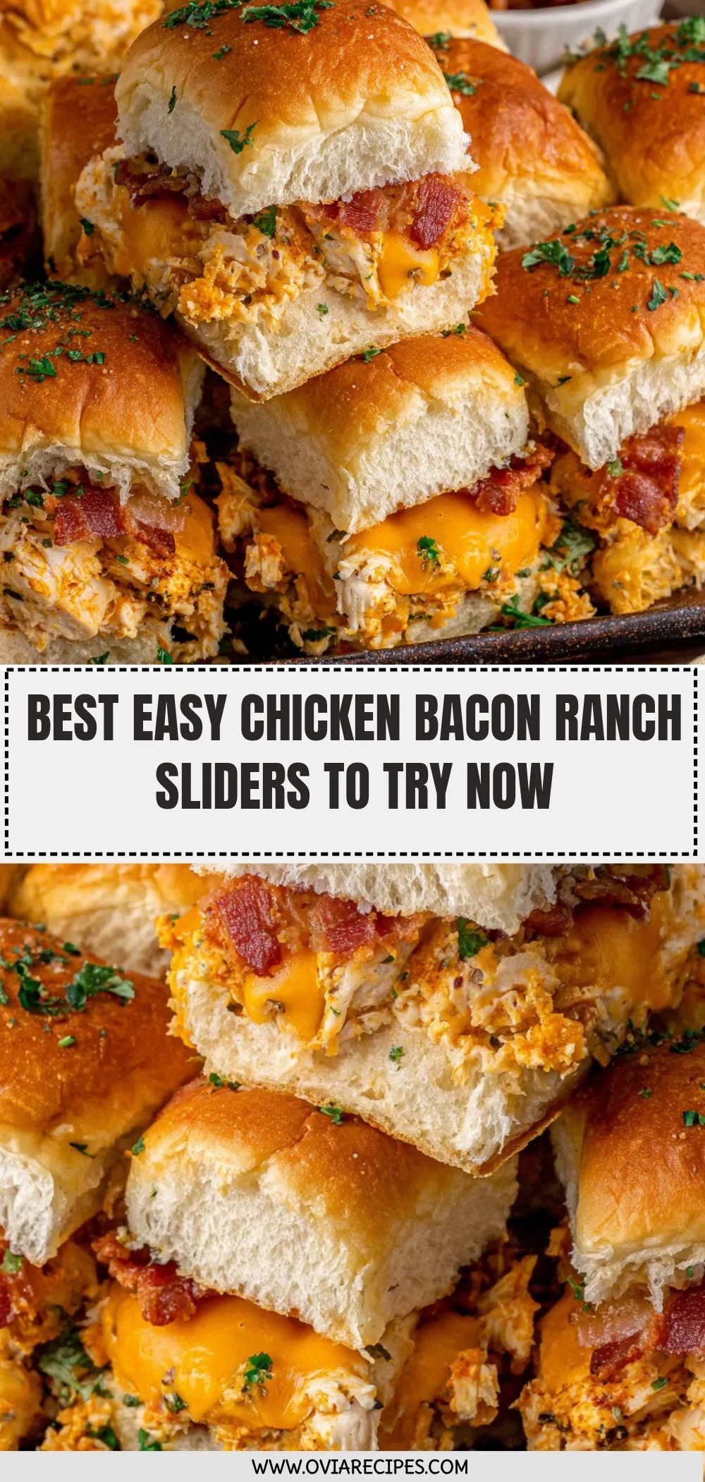 Chicken Bacon Ranch Sliders Recipe (Quick & Easy!)