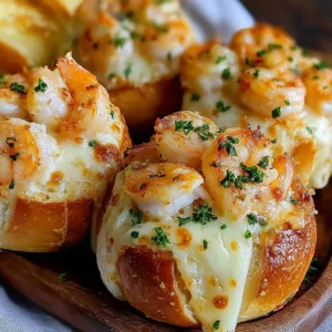 Crabby Shrimp-Stuffed Garlic Bread Bombs Recipe (Quick & Easy!)