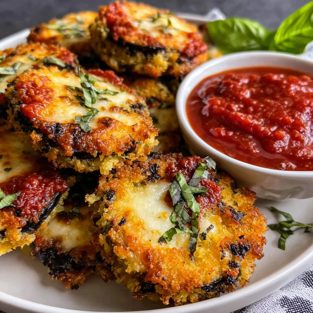Crispy Air Fryer Eggplant Parmesan Recipe (Quick & Easy!)
