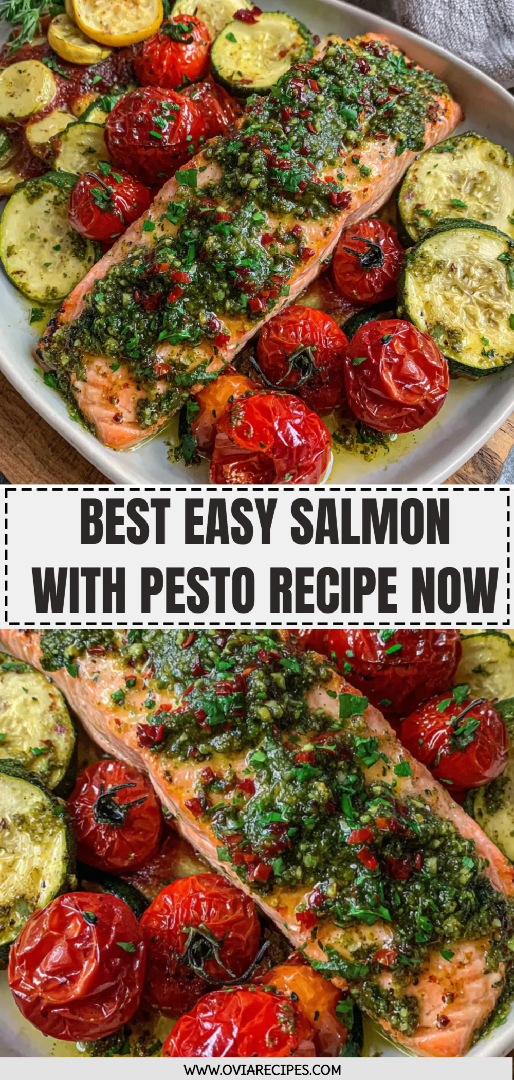 Best Easy Salmon with Pesto Recipe Now