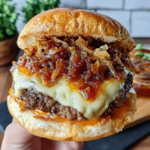Father’s Day Double-Smash Burger Recipe (Easy Grilling with Caramelized Onions!)