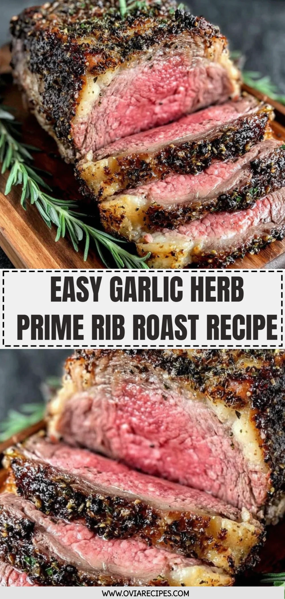 Easy Garlic Herb Prime Rib Roast Recipe