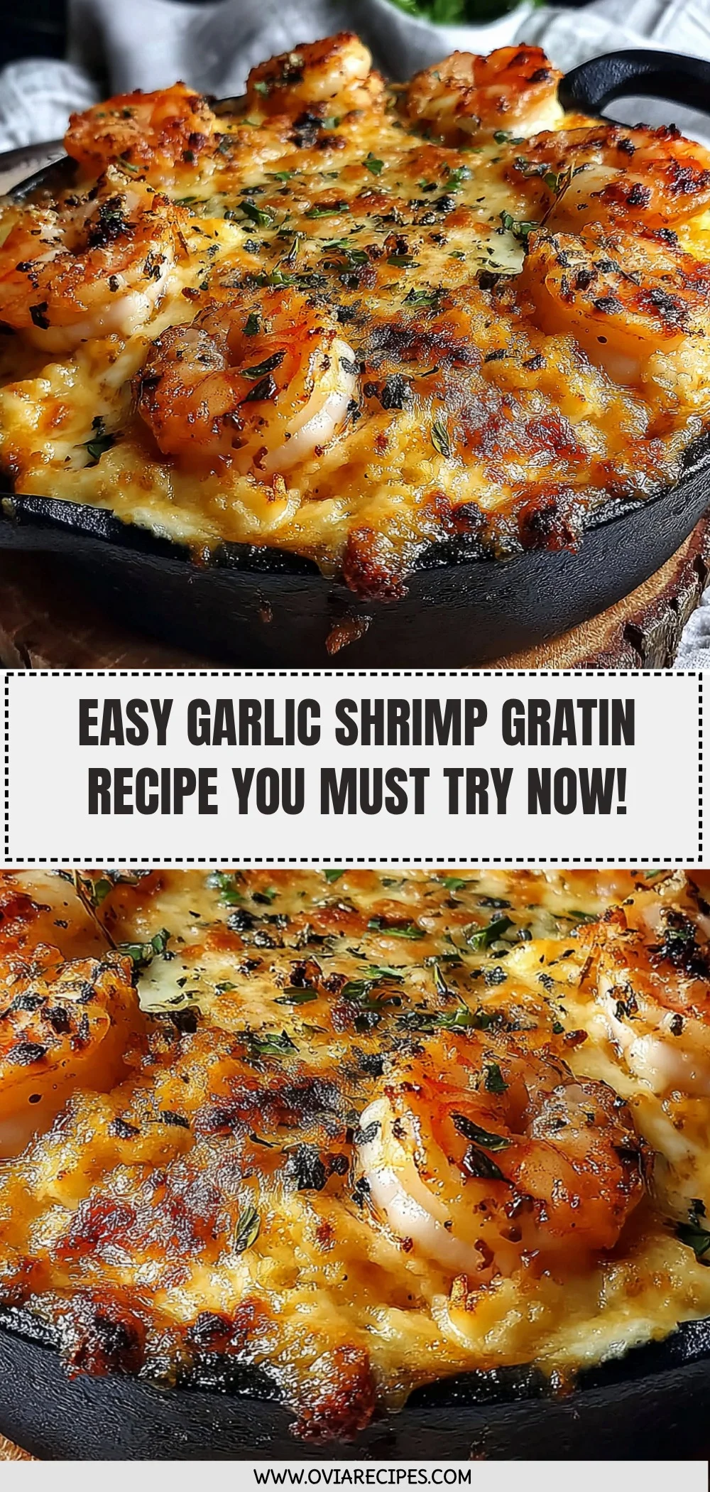 Garlic Shrimp Gratin Recipe (Quick & Easy!)