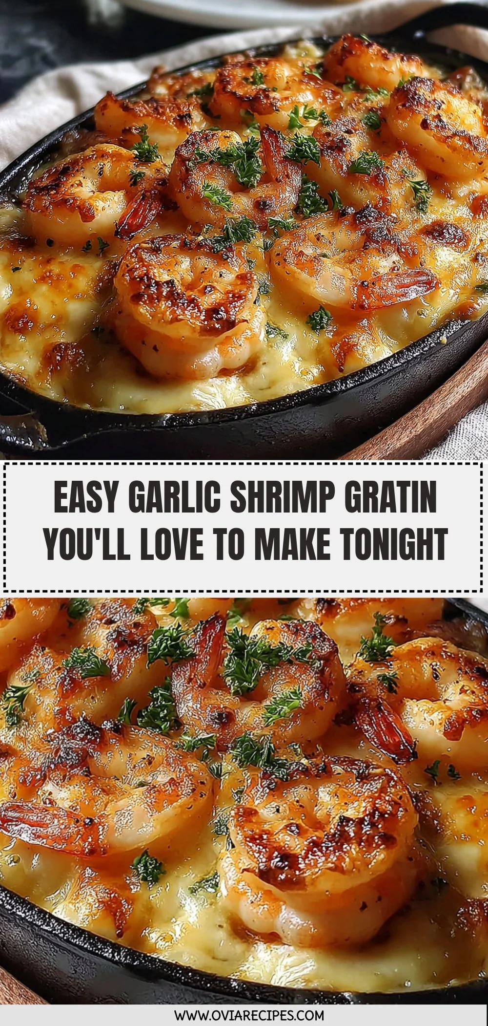 Garlic Shrimp Gratin Recipe (Quick & Easy!)
