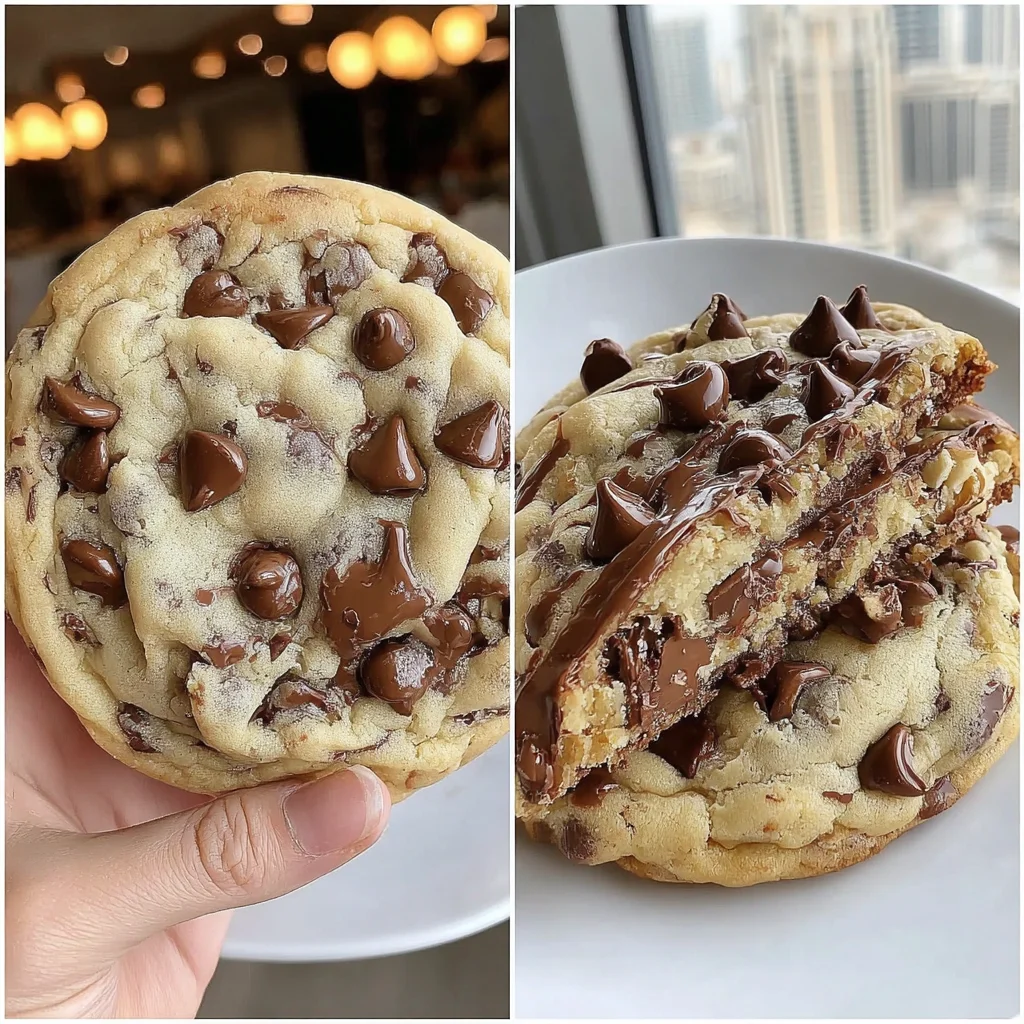 Giant Chocolate Chip Cookies Recipe (Quick & Easy!)