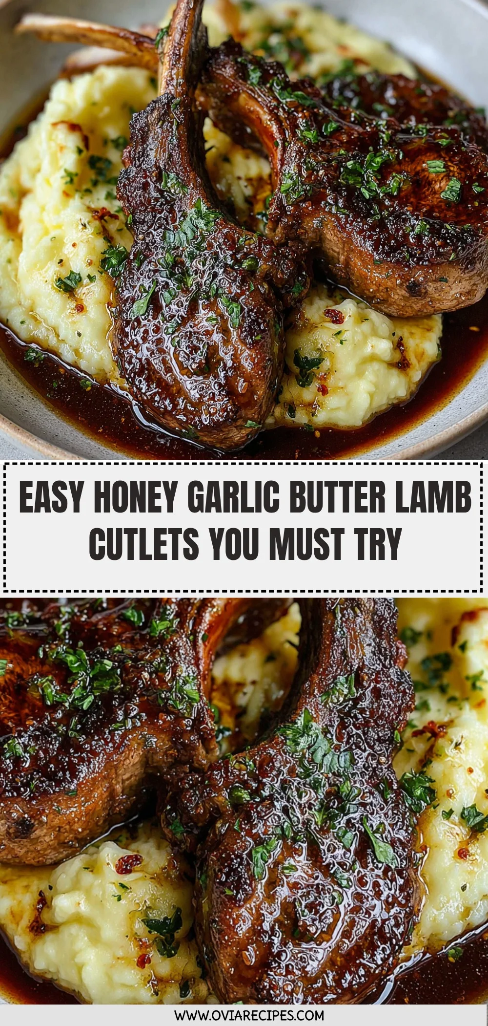 Honey Garlic Butter Lamb Cutlets Recipe (Quick & Easy!)