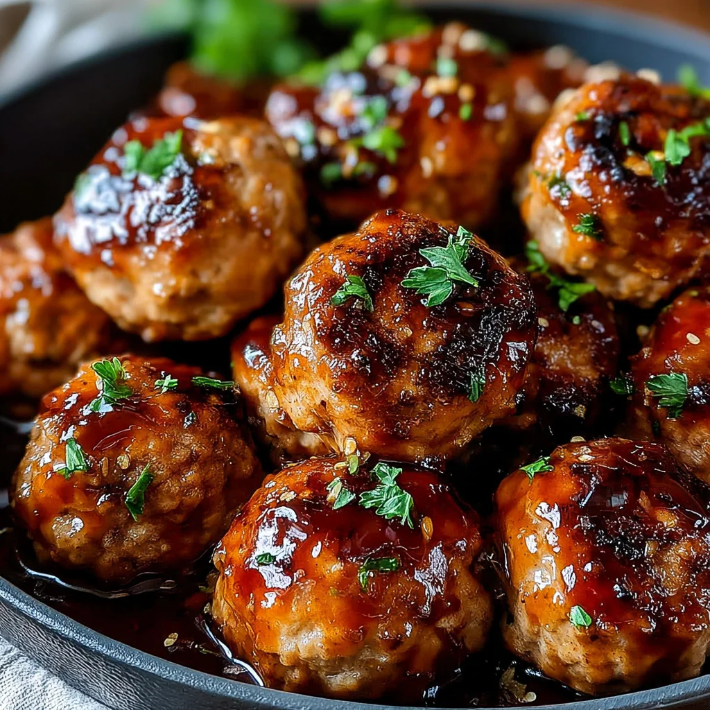 Honey Garlic Turkey Meatballs Recipe (Quick & Easy!)