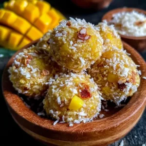 Quick No-Bake Mango Coconut Energy Balls Recipe