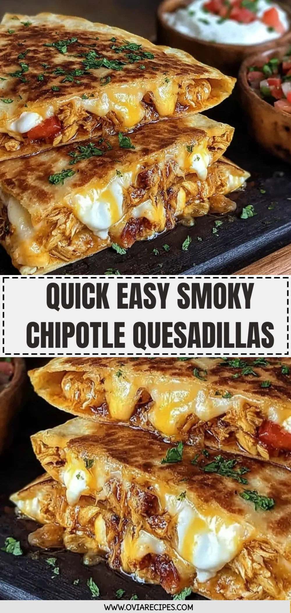 Quick Easy Smoky Chipotle Quesadillas