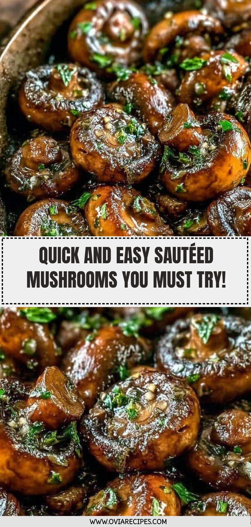 Sautéed Mushrooms with Garlic Butter Recipe (Quick & Easy!)