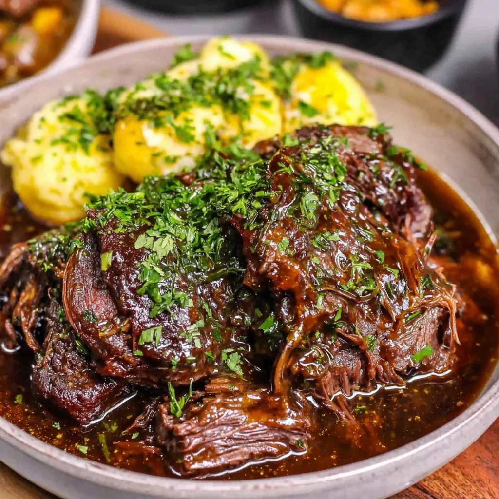 Slow Cooker Mississippi Pot Roast Recipe (Easy & Flavorful!)