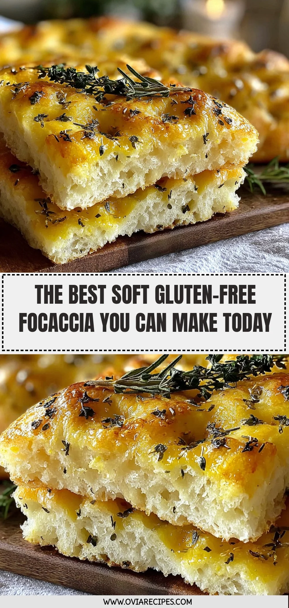 Soft Gluten-Free Focaccia Bread Recipe (Quick & Easy!)