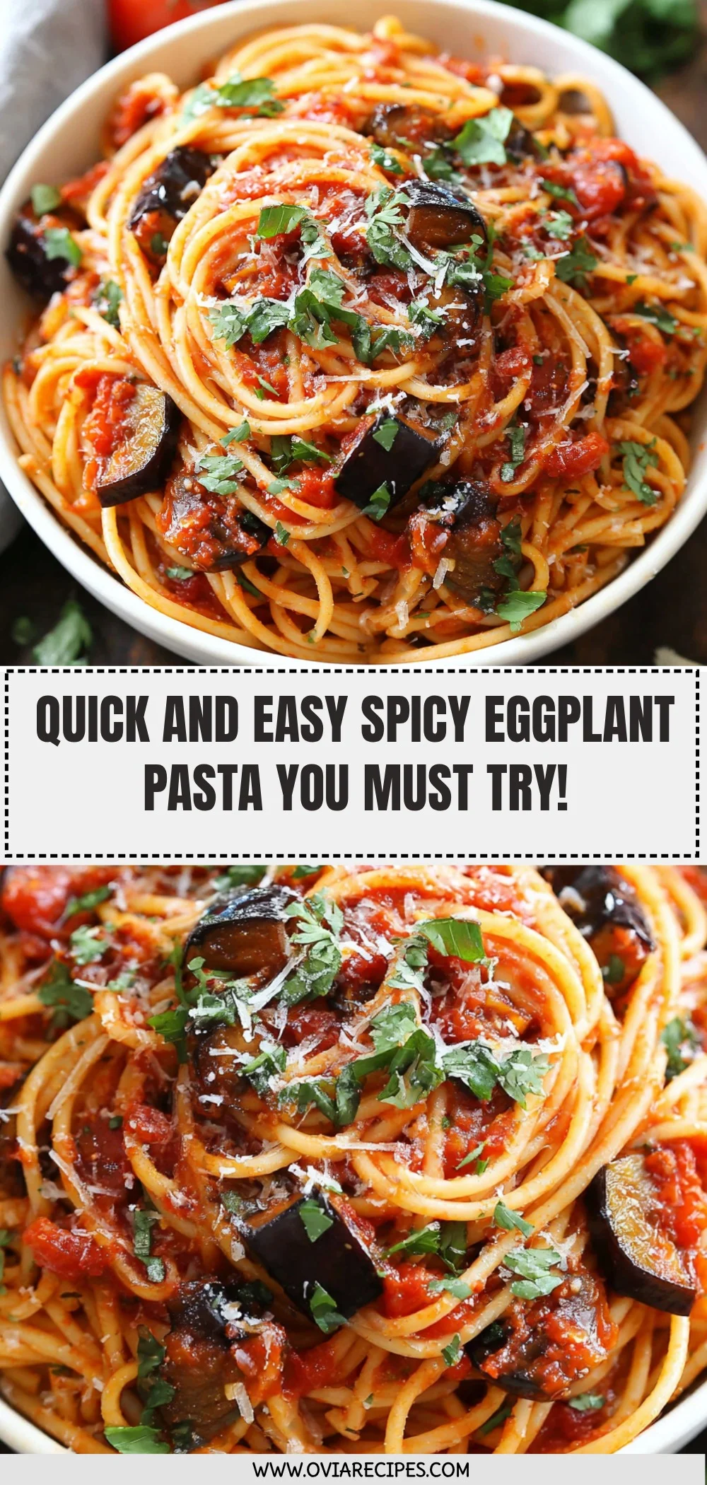 Spicy Eggplant Pasta Recipe (Quick & Easy!)
